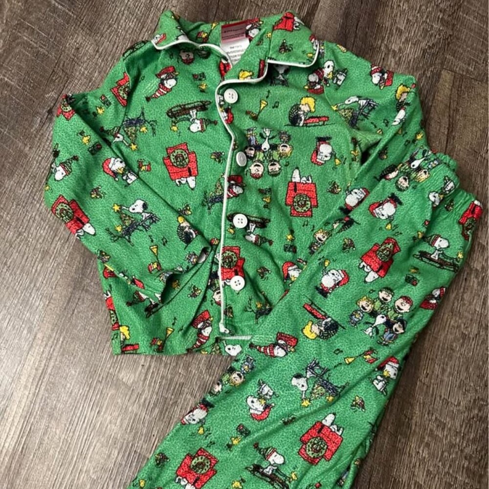 Christmas Pajamas, Peanuts Pajamas, Christmas Snoopy Pajamas, Kids Christmas paj